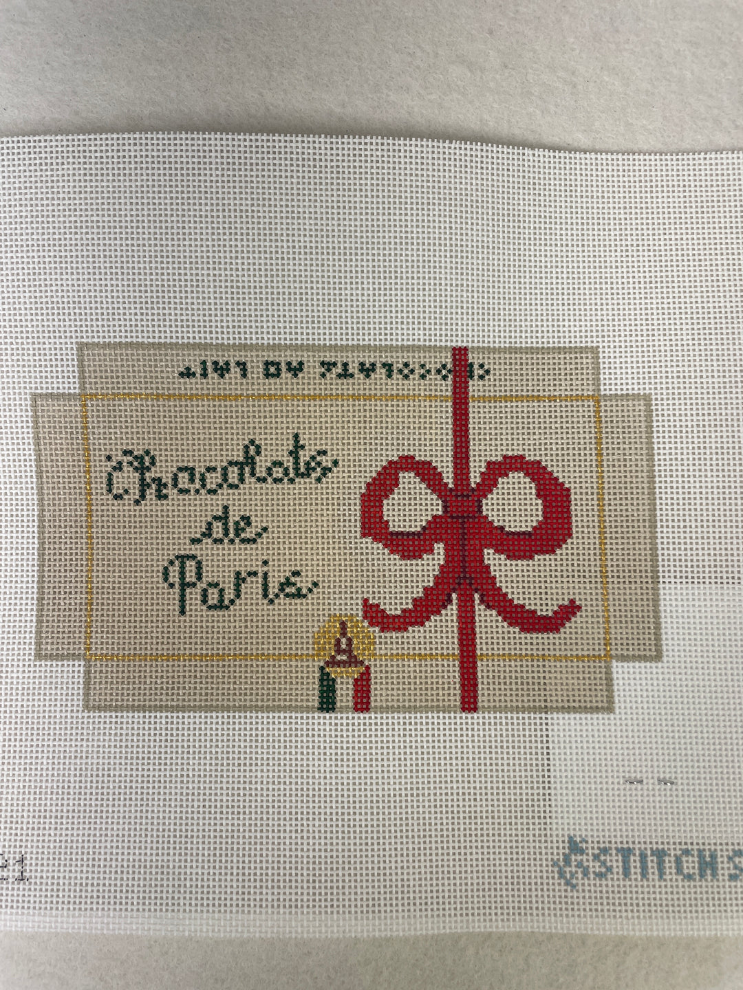 * Stitch Style SSAE021 3D Chocolate de Paris Needlepoint Canvas