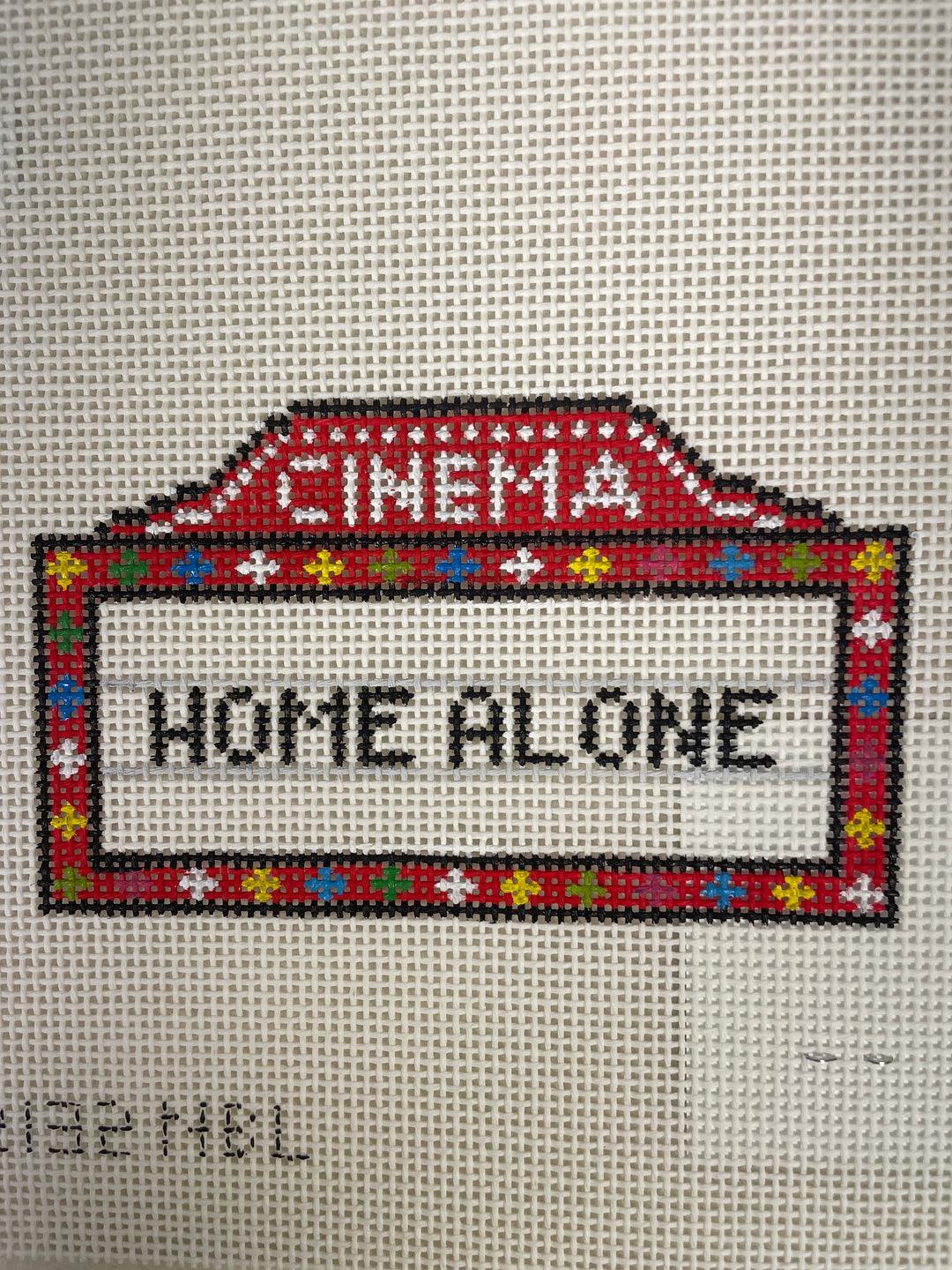 * Blue Waters Needlepoint / Needlepoint by Laura 2132 Marquee- Home Alone