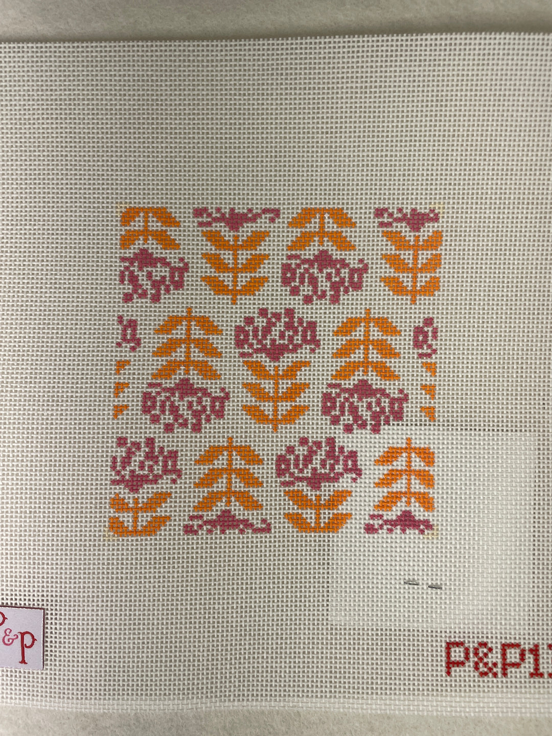*Penny and Penny 13 Blocked Begonia Coaster