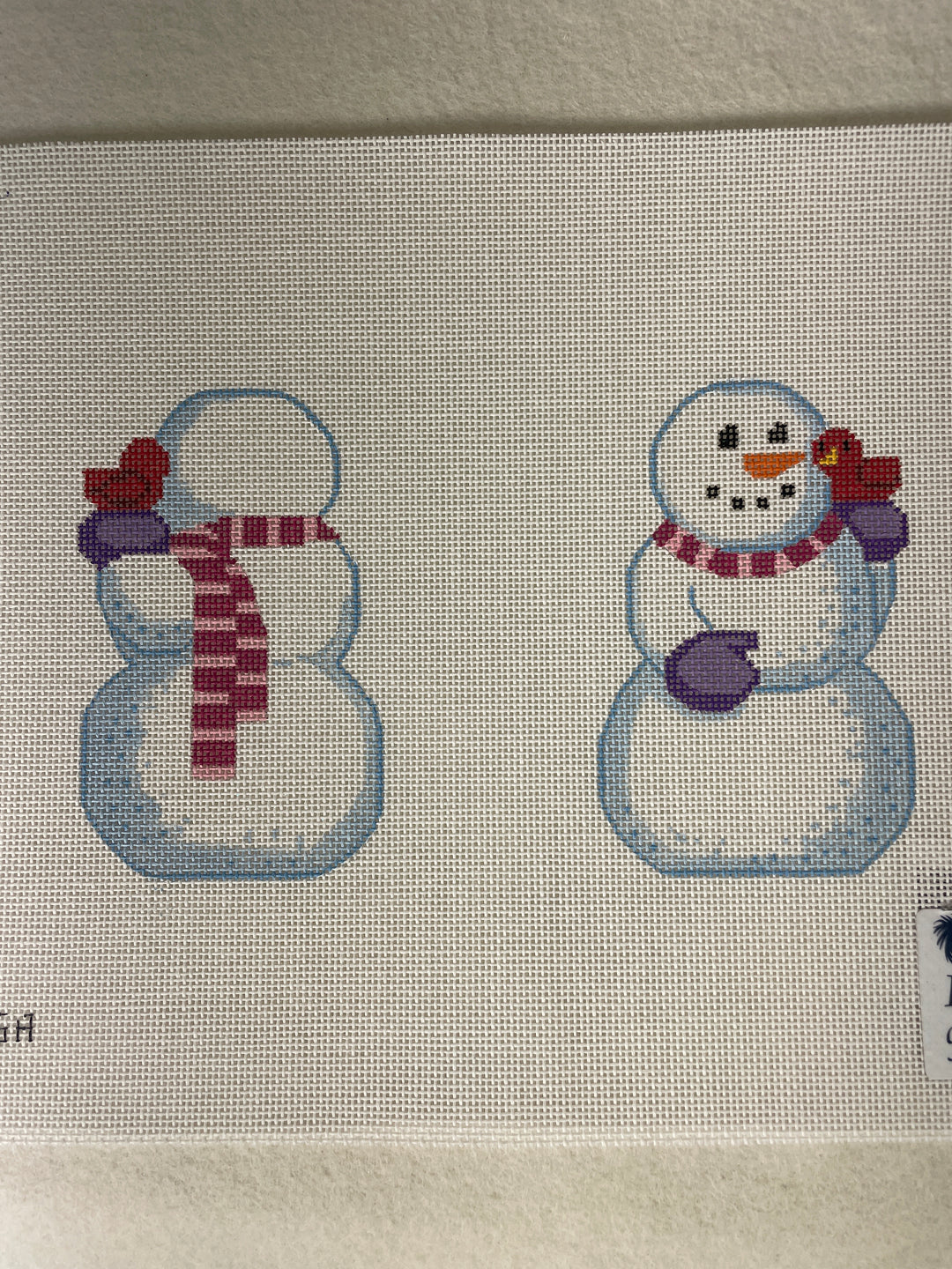 Labors of Love LL426A Snowman with Red Bird
