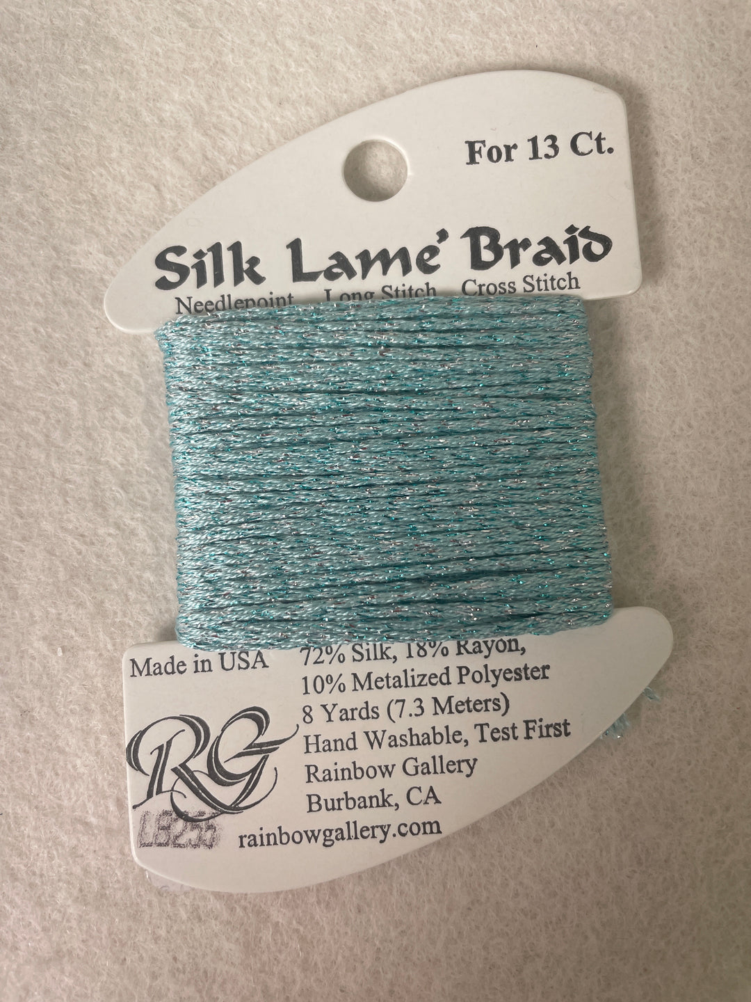 Silk Lame Braid LB255 Seaglass