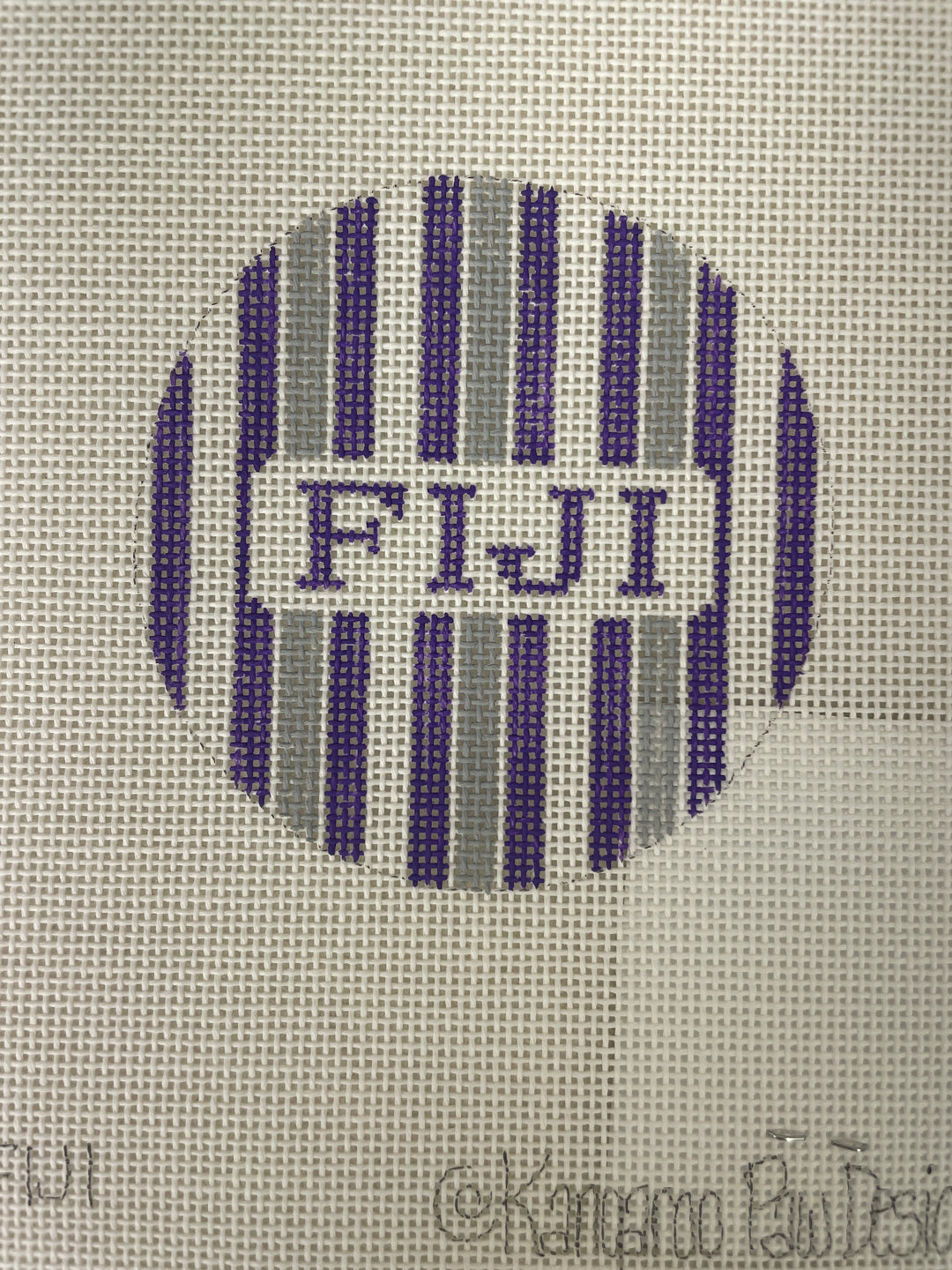 Kangaroo Paw Designs 3R2 Fiji - 3inch Round with Stripes