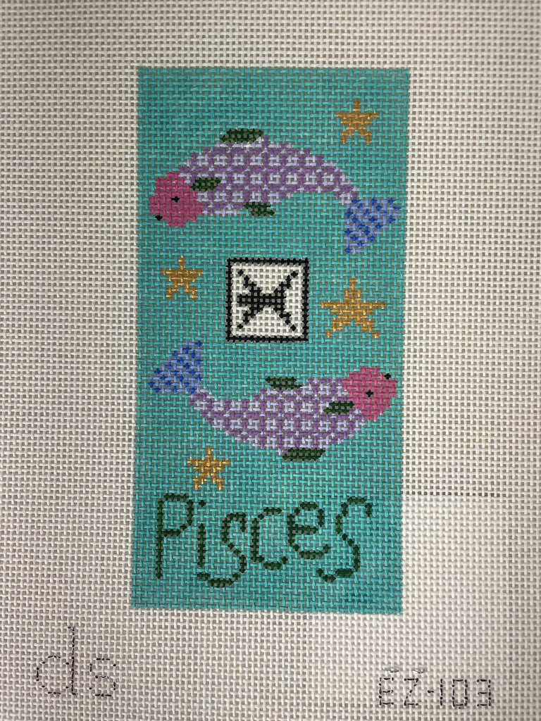 * Doolittle Stitchery EZ103 Pisces Zodiac Eyeglass Case