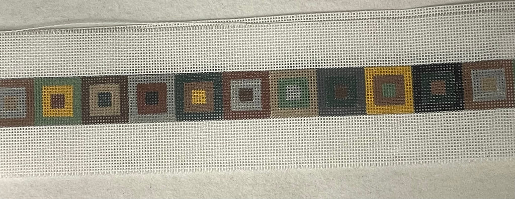 * SALE / Elizabeth Turner 347A Muted Squares Belt
