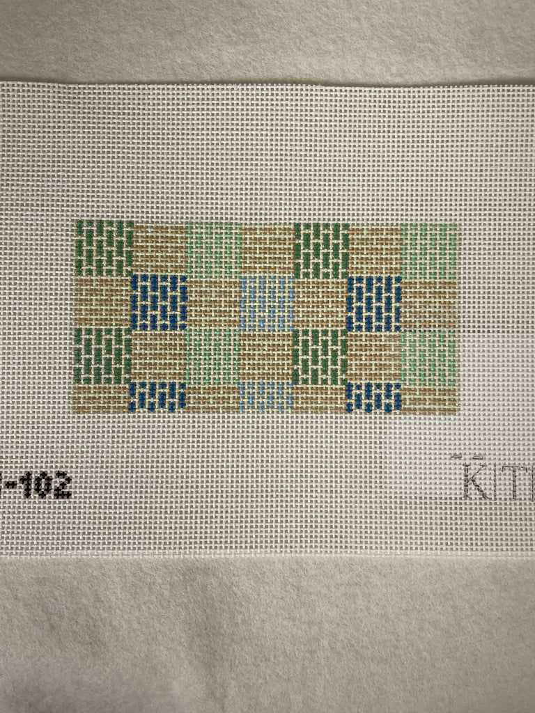 K.T.G. Needlepoint K102 Pool Check Mini