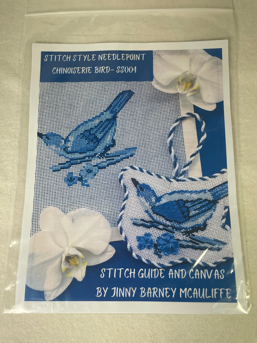 * Stitch Style SS004 Chinoiserie Bird- Stitch Guide by Jinny McAuliffe