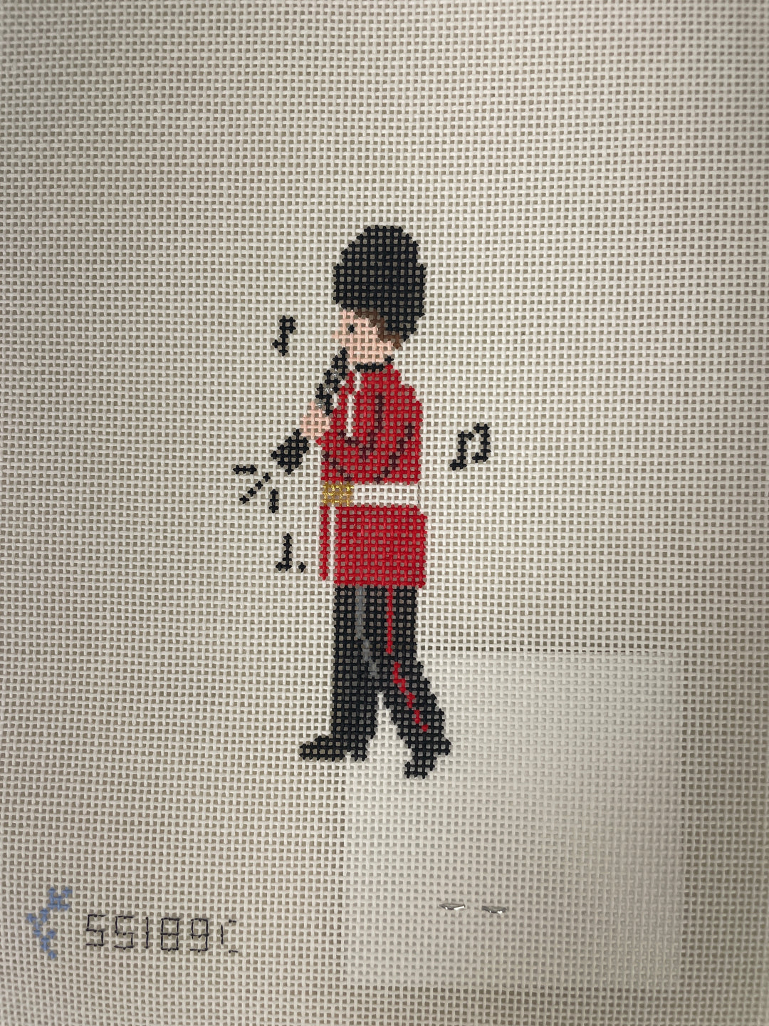 * Stitch Style SS189C London Guard Needlepoint Canvas- Clarinet