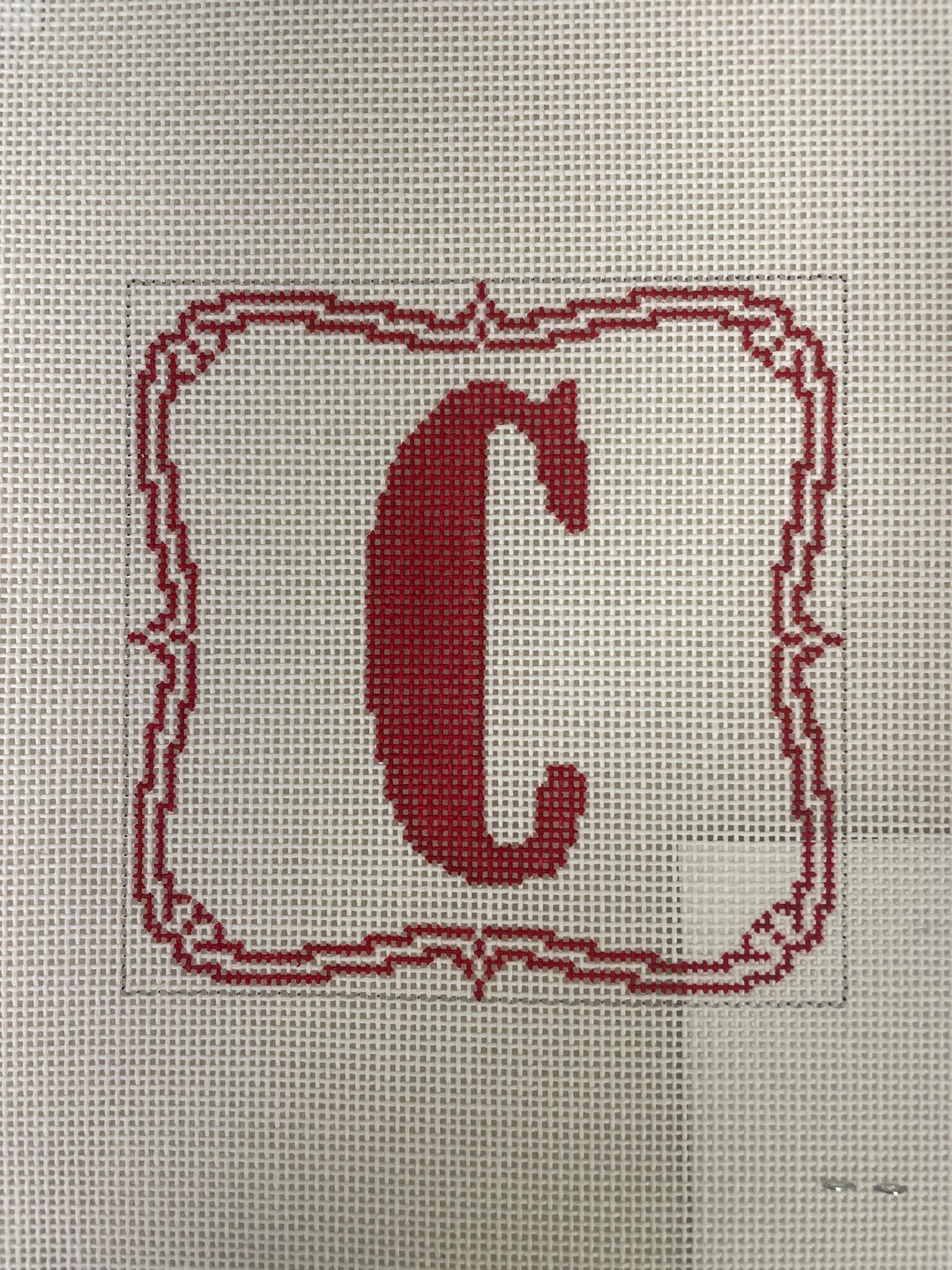 A Stitch in Time 495C Letter "C" Coaster