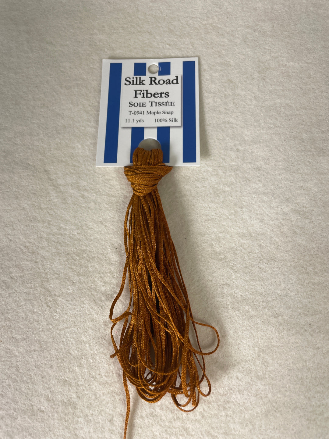 Silk Road Fibers T-0941 Maple Snap Soie Tissee