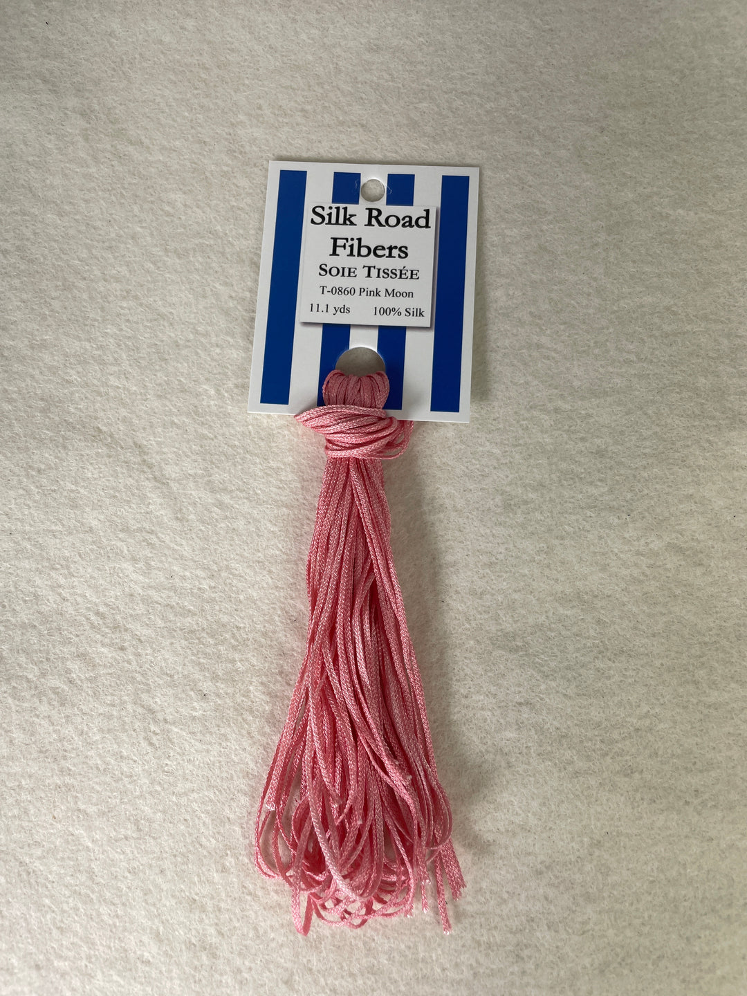 Silk Road Fibers T-0860 Pink Moon Soie Tissee