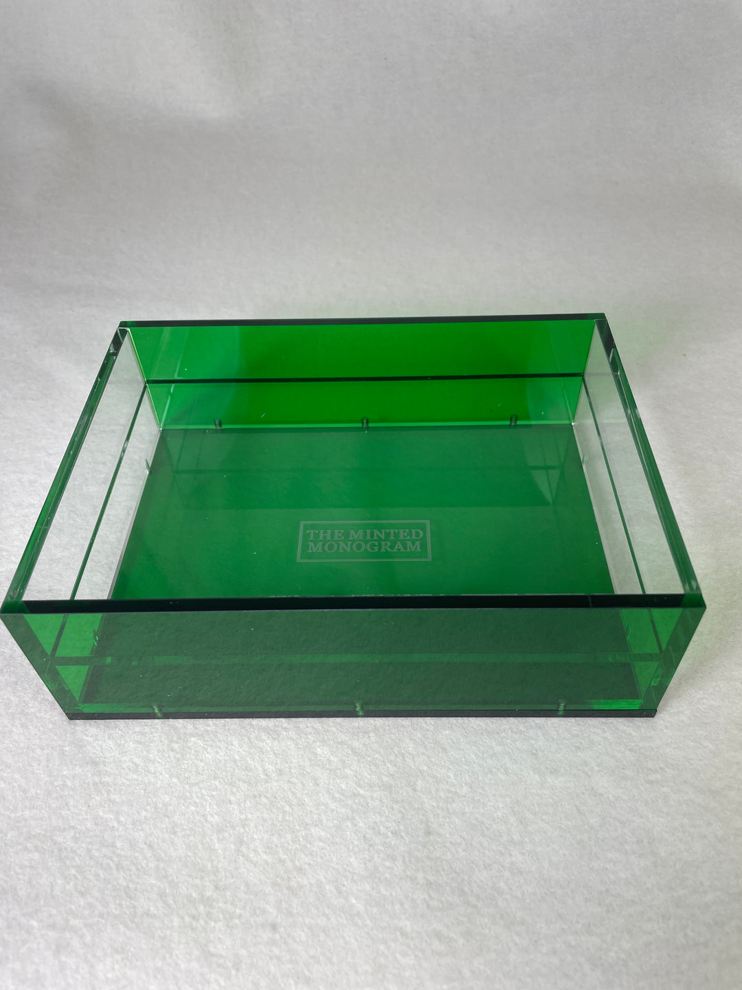 The Minted Design Dark Green Magnetic Acrylic Tray- 5x7