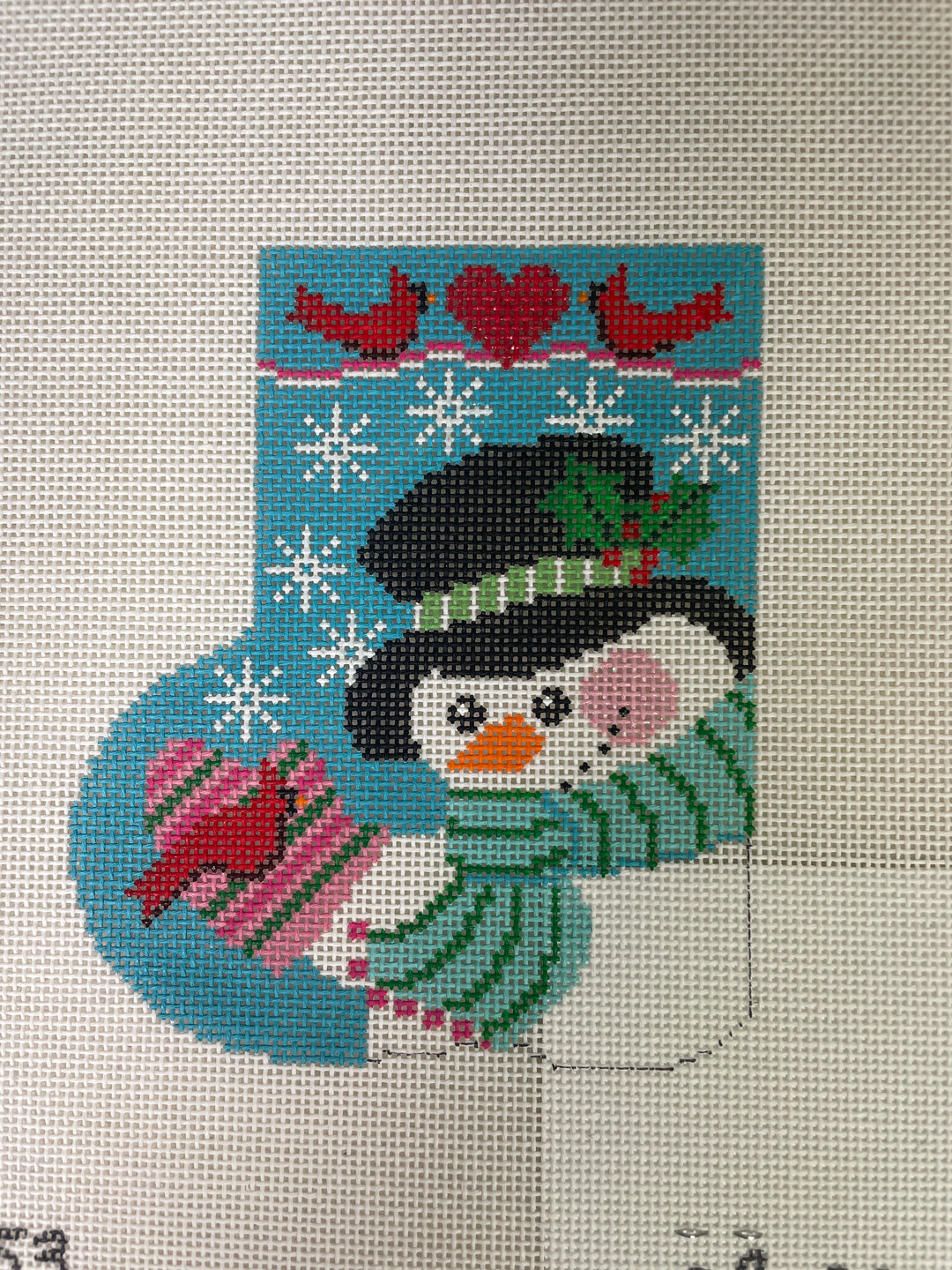 * Shelly Tribbey C253 Cardinal Snowman