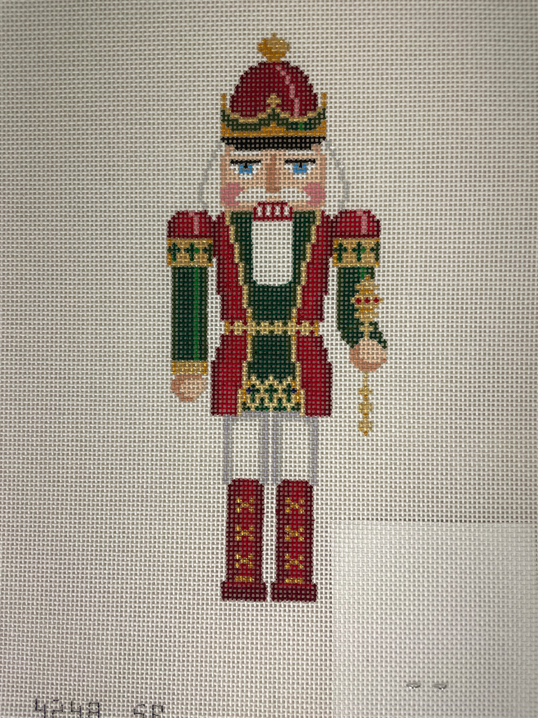 Susan Roberts Needlepoint Designs 4248 Nutcracker- Red and Green King