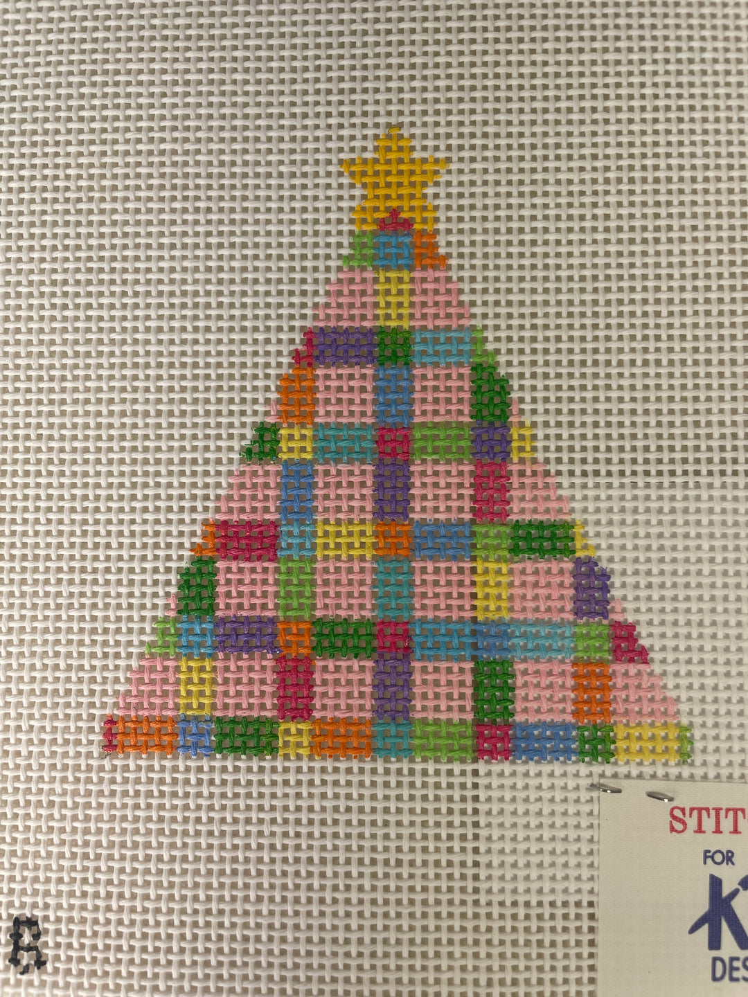 Stitch It's SI388 Multicolored Plaid Tree