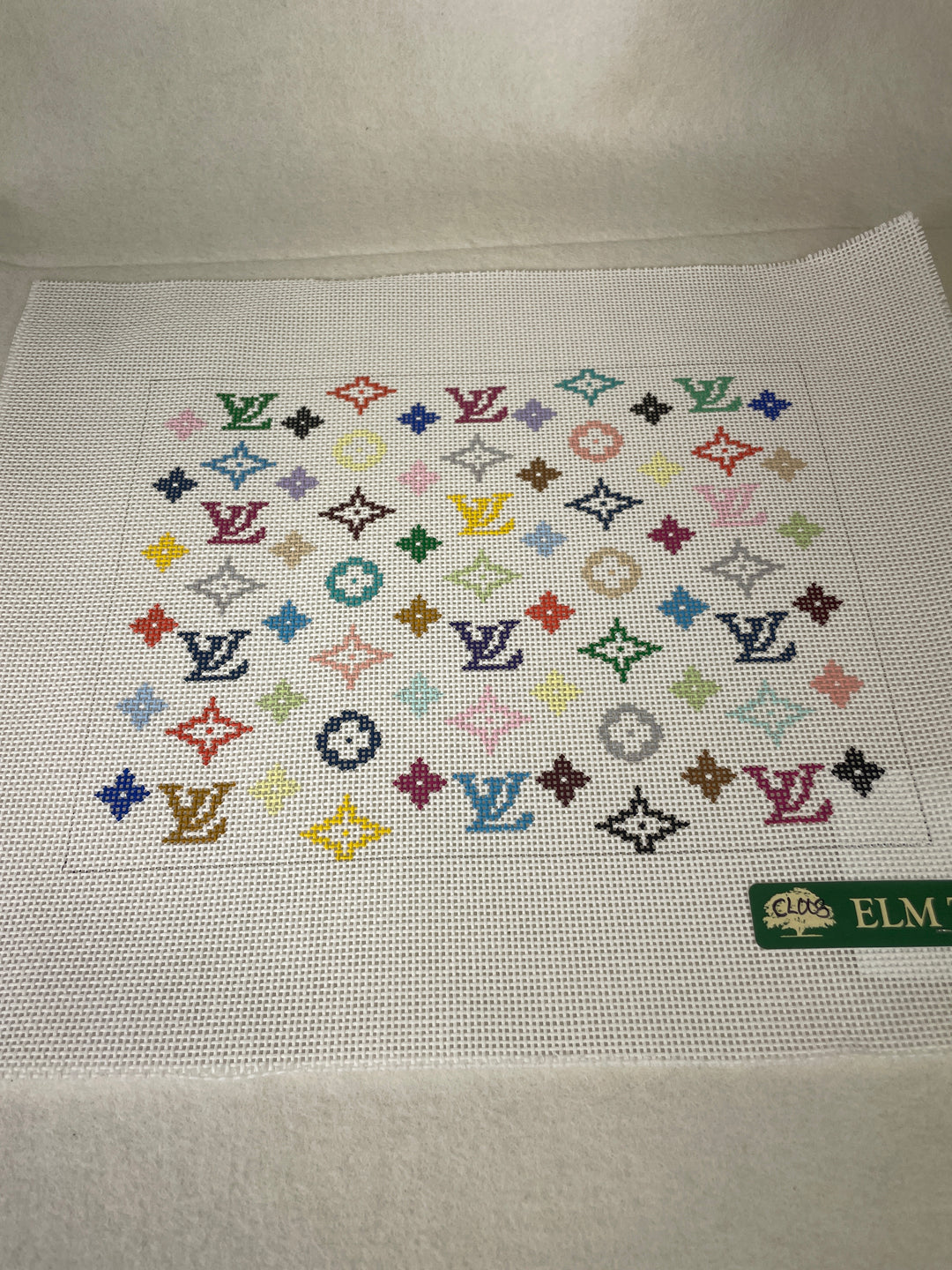 *Elm Tree Needlepoint Designs CL003 Louis Vuitton Summer Clutch