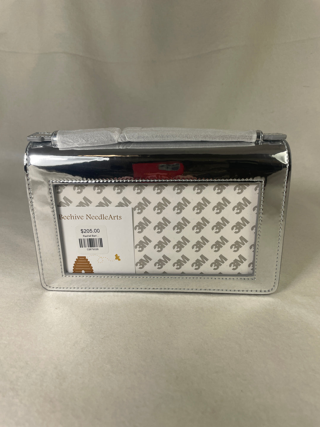 Rachel Barri Designs Everyday Clutch- Chrome + Silver Chain