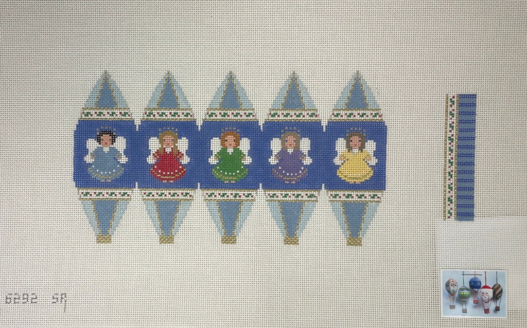 * Susan Roberts Needlepoint Designs 6292 Floating Angels Hot Air Balloon