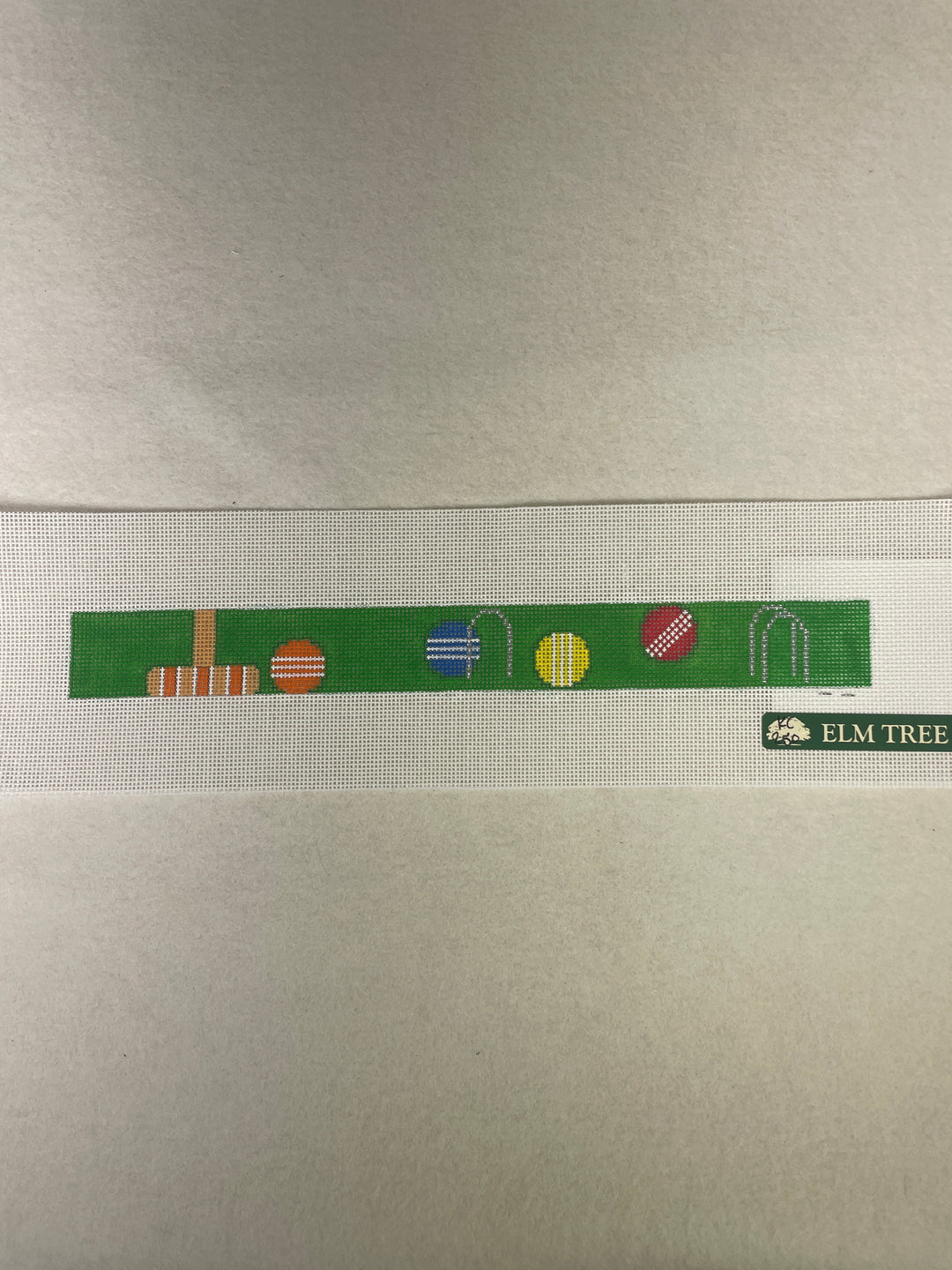 *Elm Tree Needlepoint Designs KC250 Croquet Loop Key Chain
