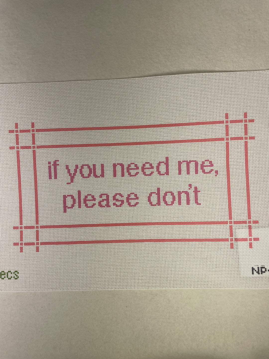 * Elizabeth Crane Swartz Design NPIFU "if you need me, please don't"