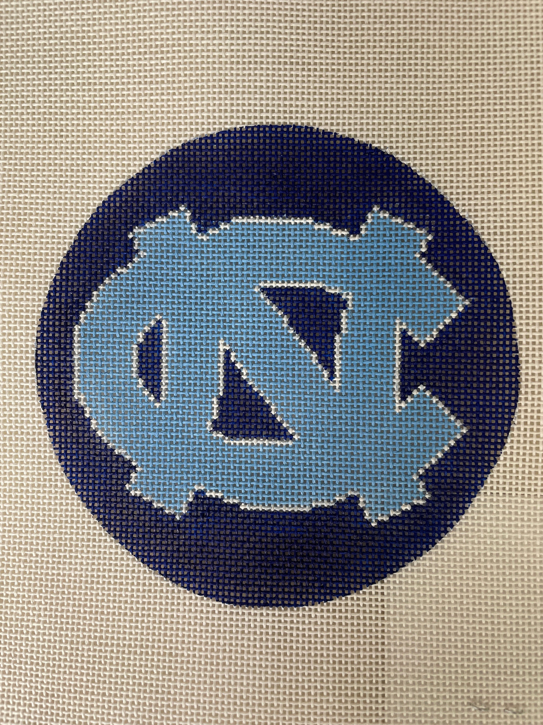 * Elm Tree Needlepoint XC112A UNC Round Logo