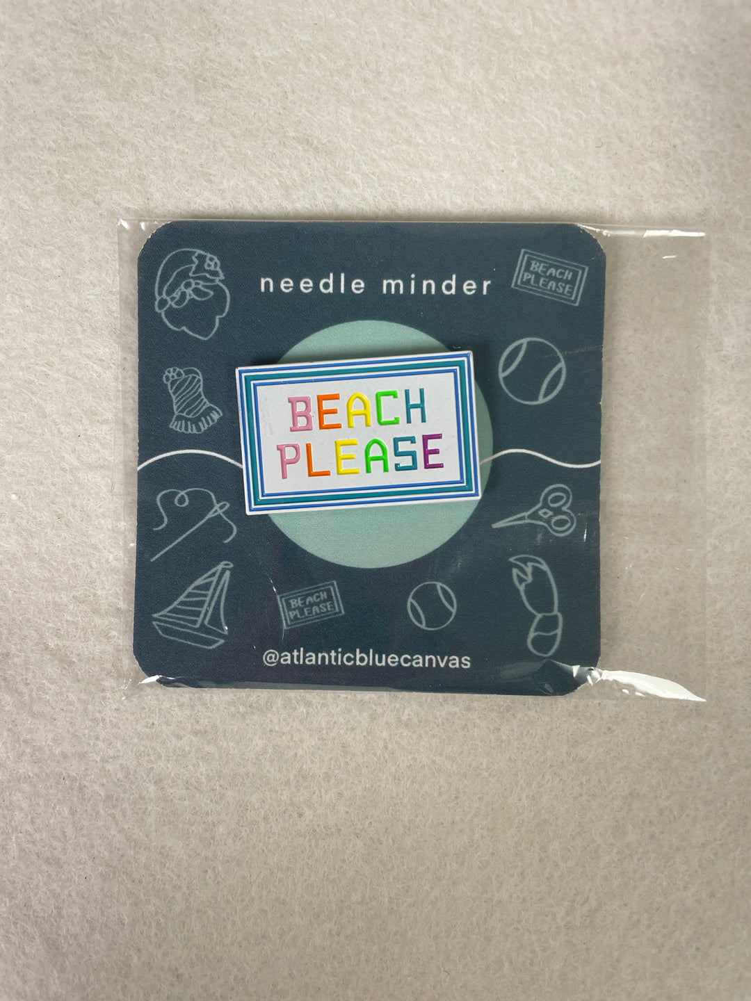 *Atlantic Blue Canvas ABC203 Beach Please Needleminder