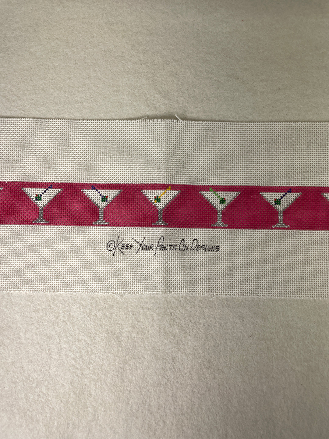 * Keep Your Pants on Designs 270A Martini Glasses- Hot Pink
