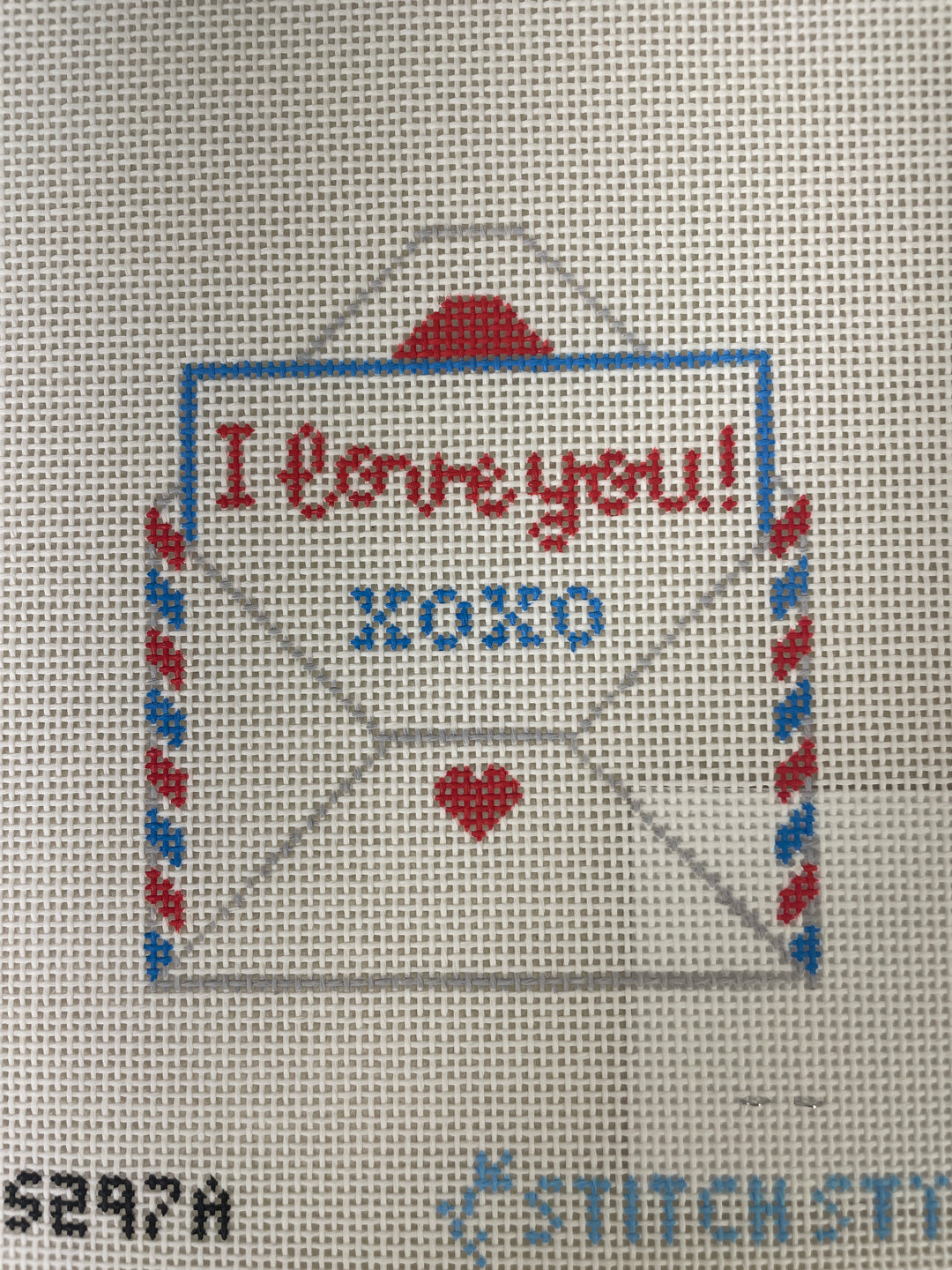 * Stitch Style SS297A I Love You Valentine- Blue