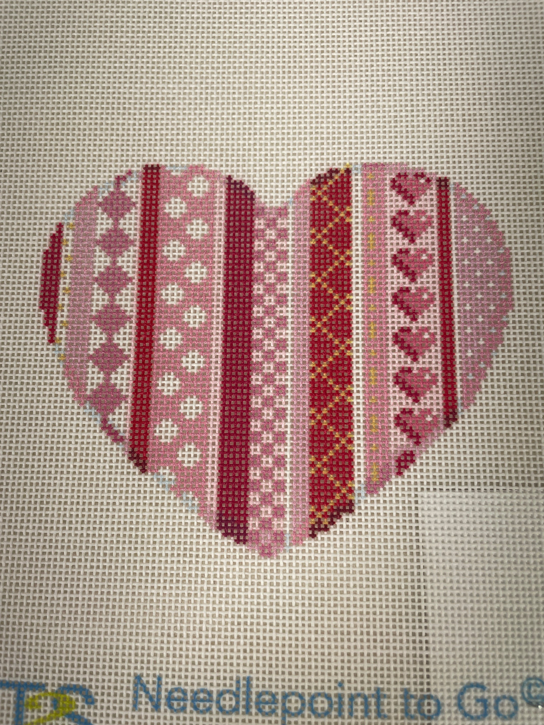 Kirk & Bradley TS464 Vertical Patterns Large Heart