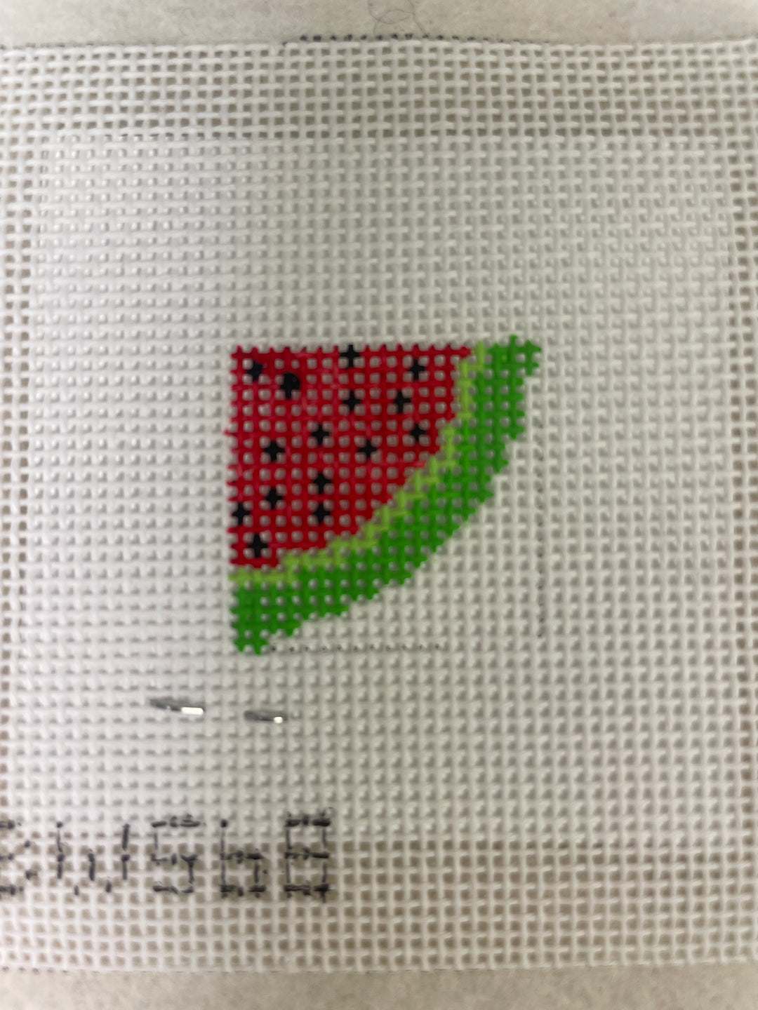 * Blue Waters Needlepoint BW568 Watermelon 1 inch Square