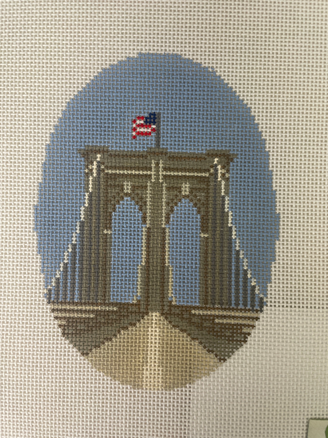 * Dogwood Needlepoint 043 Brooklyn Bridge