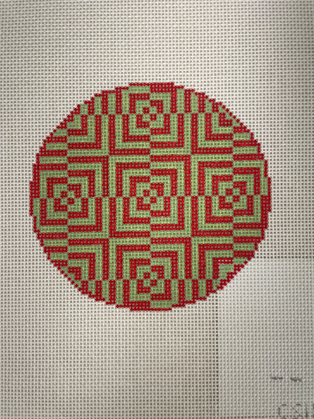 * Cabell Stitchery CS104GR Geometric Flowers- Holiday