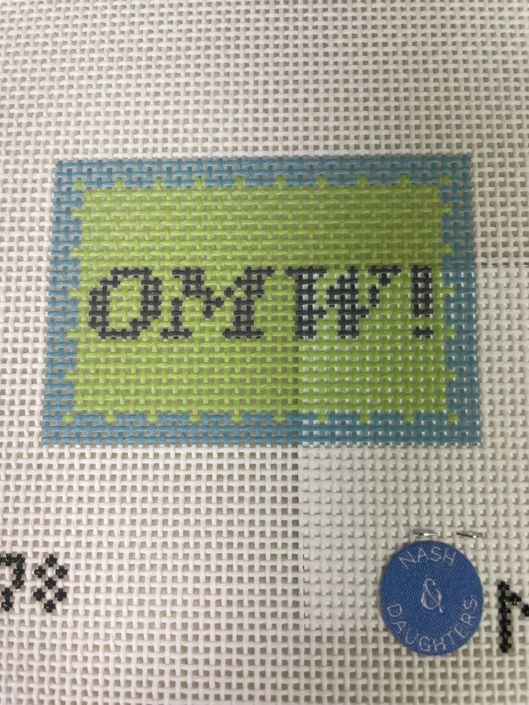 Nash & Daughters Needlepoint ND78 OMW! Insert
