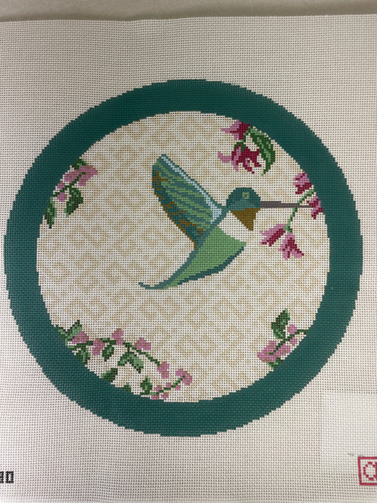 * Ann Kaye AOK190 12 inch Round Hummingbird Pillow