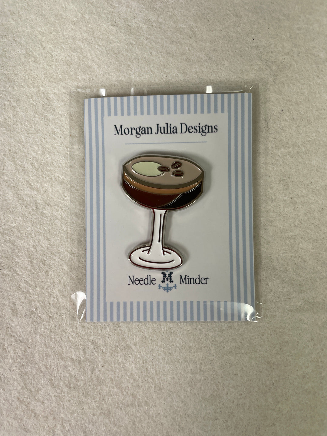 * Morgan Julia Designs Espresso Martini Needle Minder