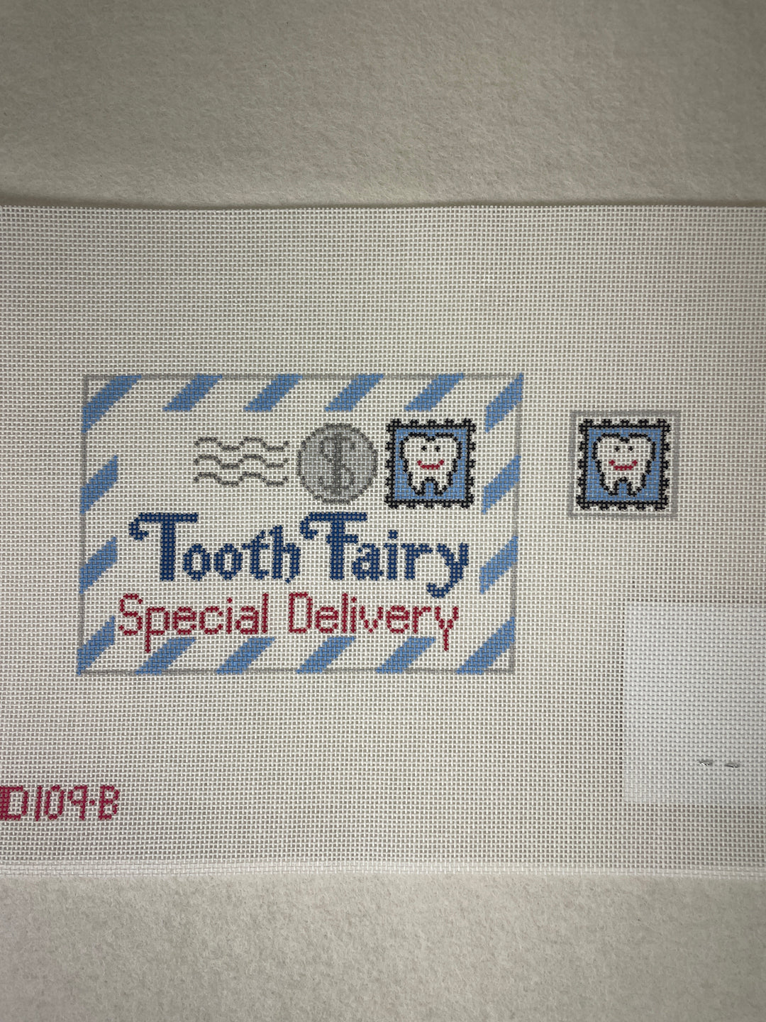 *Rachel Donley Needlepoint RD109B Mini Tooth Fairy Letter