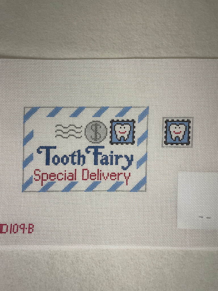 *Rachel Donley Needlepoint RD109B Mini Tooth Fairy Letter