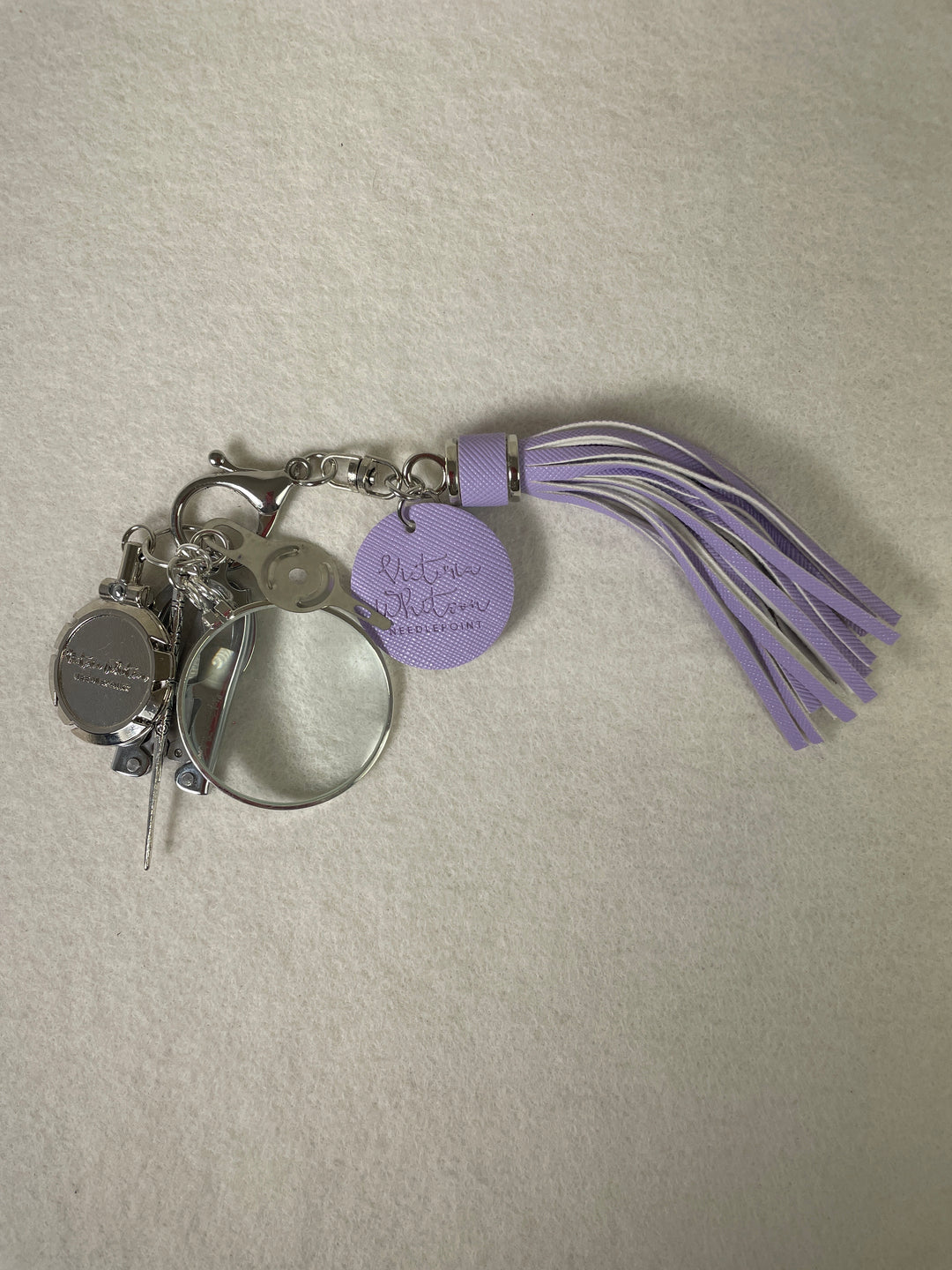 * Victoria Whitson Needlepoint VW Tassel Kit- Lavender
