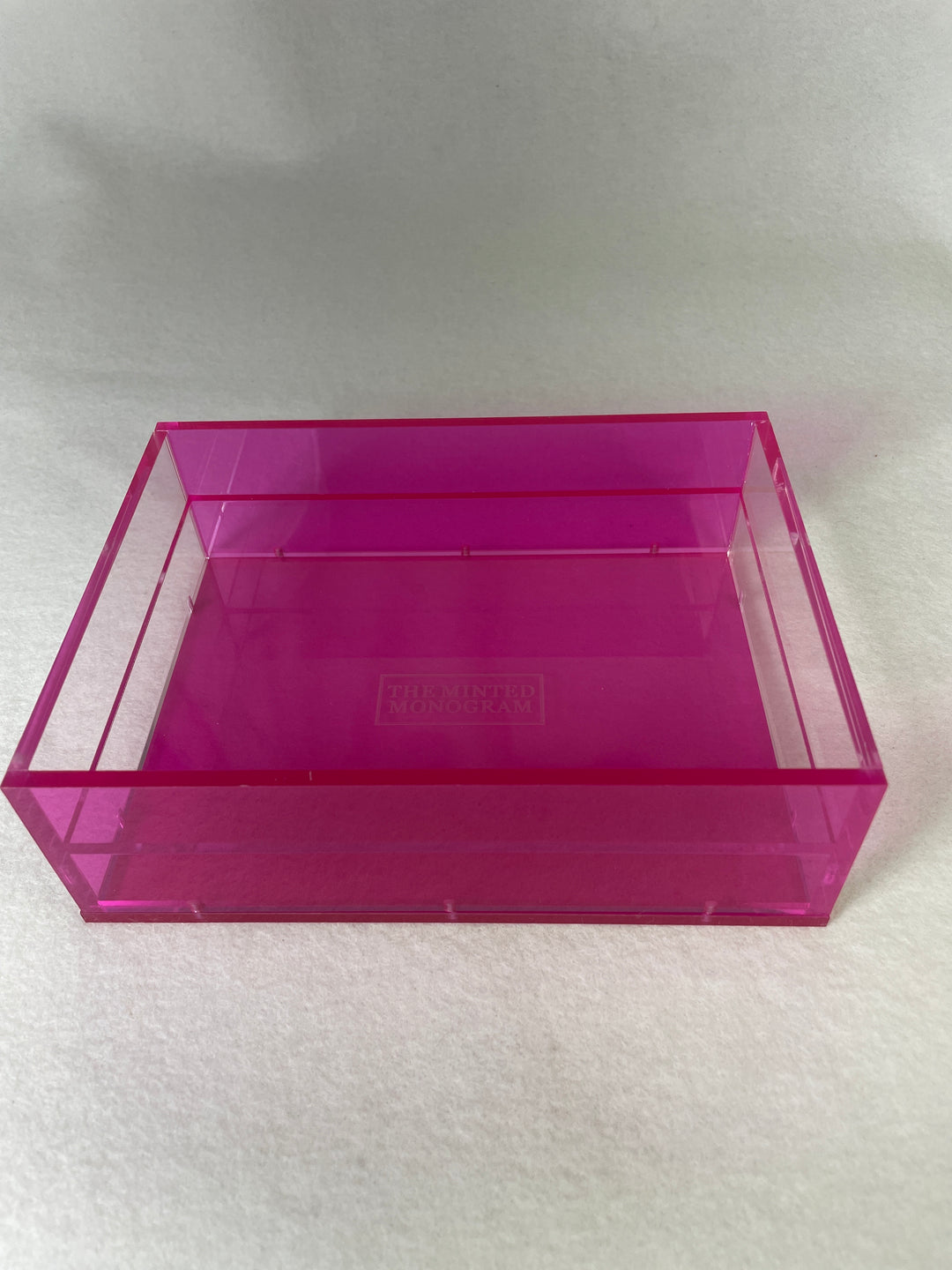 The Minted Design Dark Pink Magnetic Acrylic Tray- 5x7
