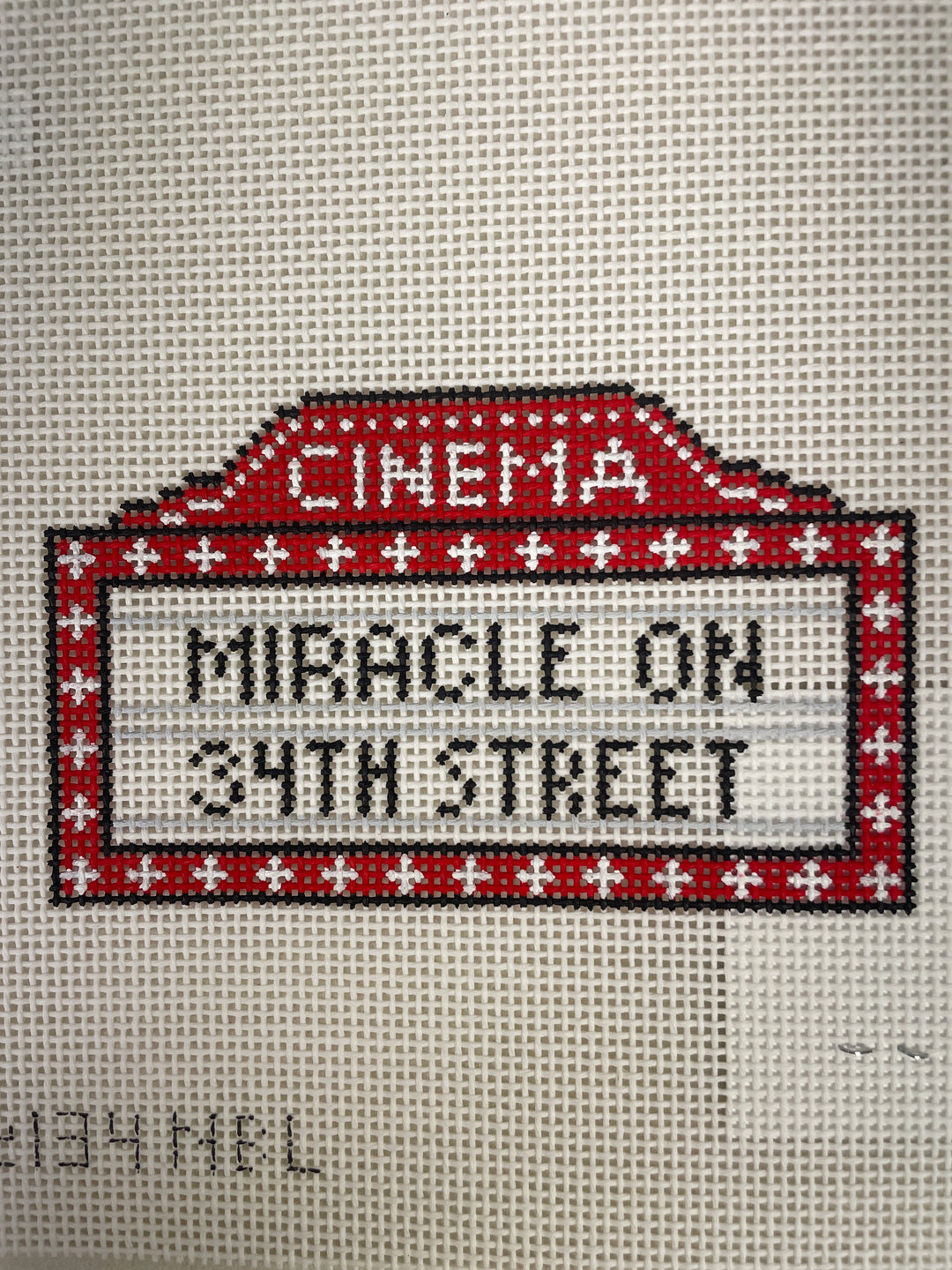 * Blue Waters Needlepoint / Needlepoint by Laura 2134 Marquee- Miracle On 34th Street
