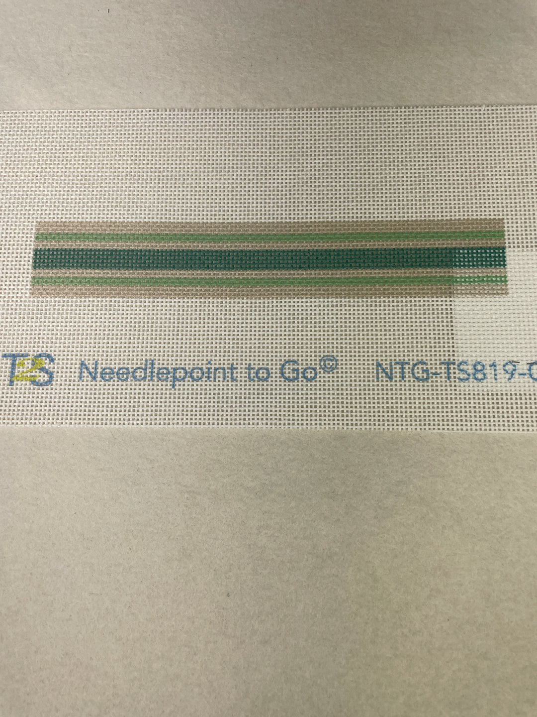 Kirk & Bradley TS819G Green Stripe Key Fob
