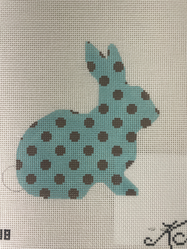 * Kelly Clark Needlepoint KEA65 Polka Dot Bunny
