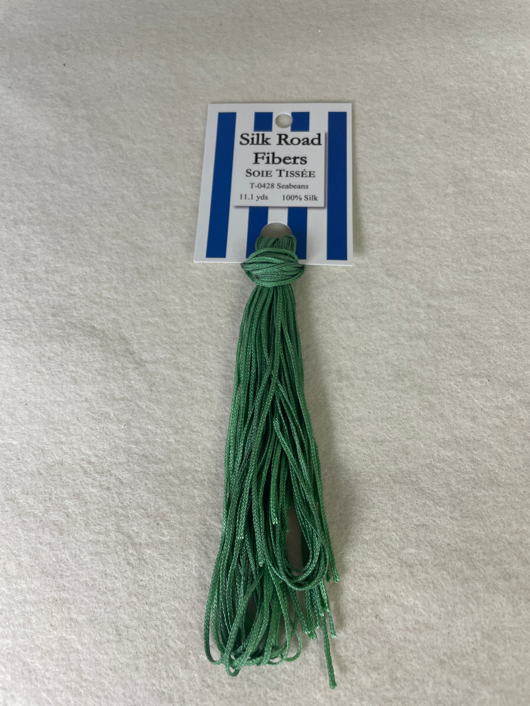 Silk Road Fibers T-0428 Seabeans Soie Tissee
