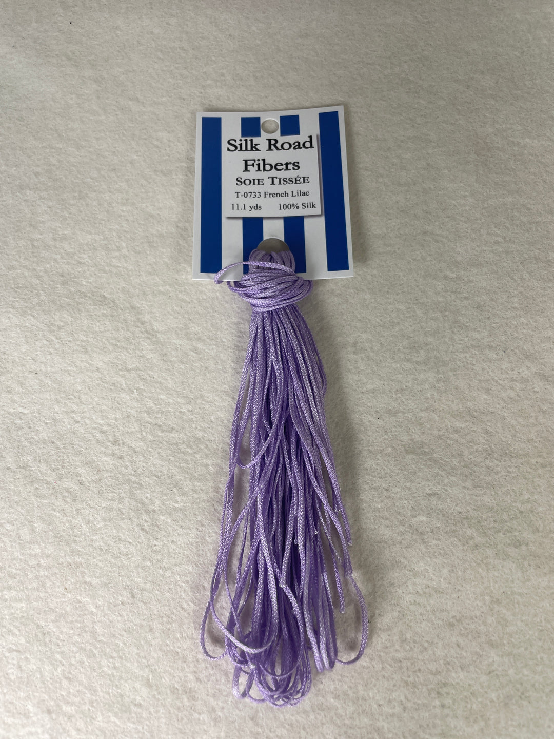 Silk Road Fibers T-733 French Lilac Soie Tissee