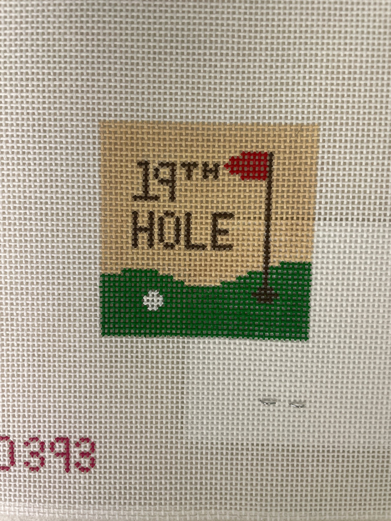 *Rachel Donley Needlepoint RD393 19th Hole Koozie