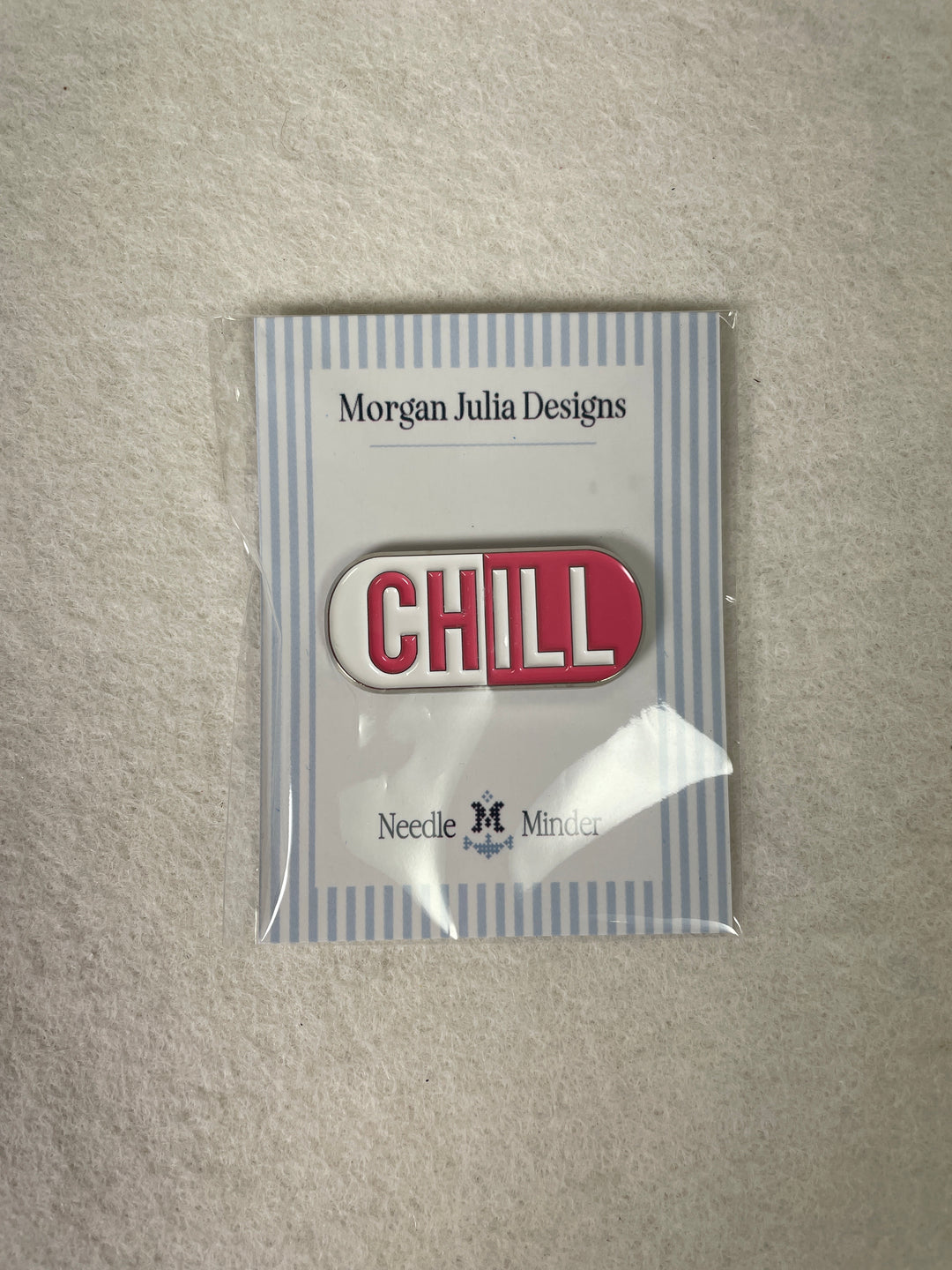 * Morgan Julia Designs Chill Pill (pink) Needle Minder