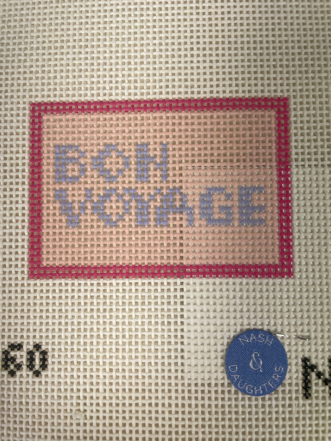 Nash & Daughters Needlepoint ND60 Bon Voyage Insert