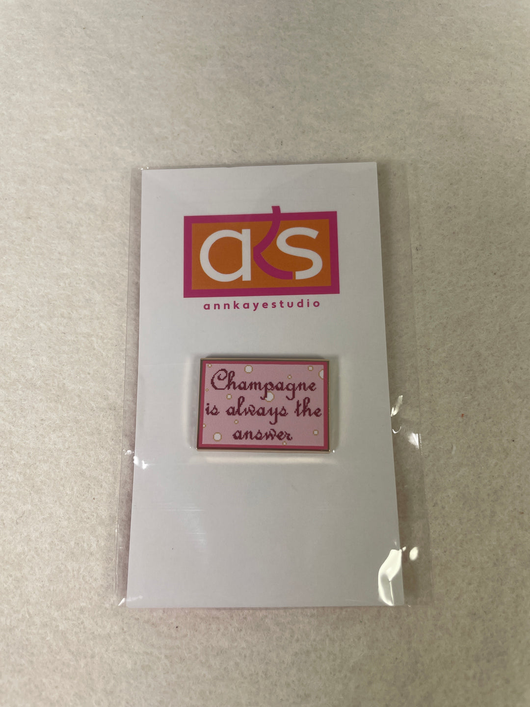 Ann Kaye Champagne is Always the Answer Needle Minder