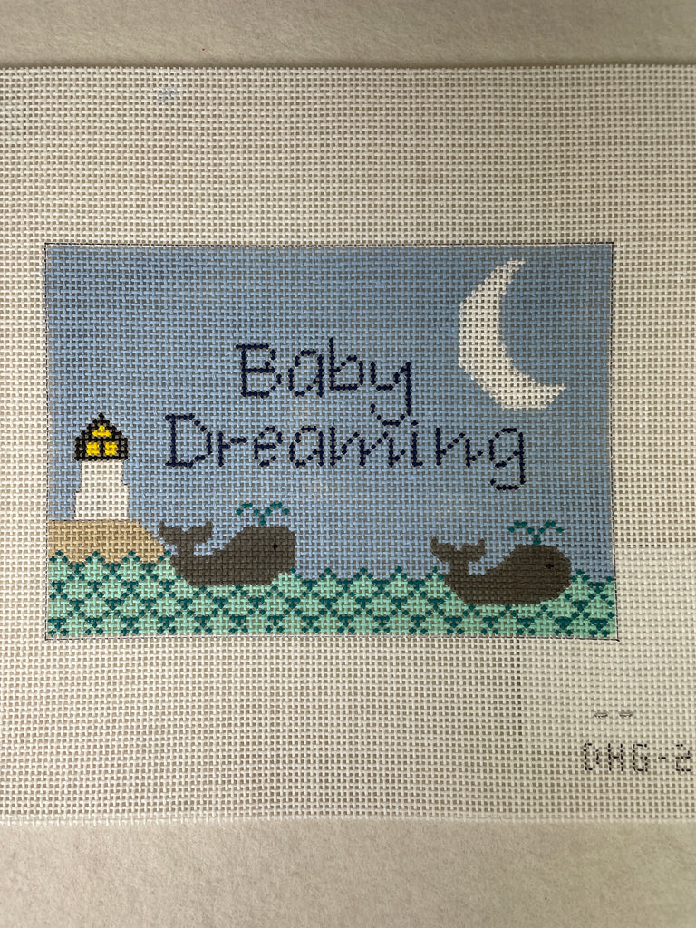 * J. Childs Designs DHG228 Baby Dreaming Sign- Whale