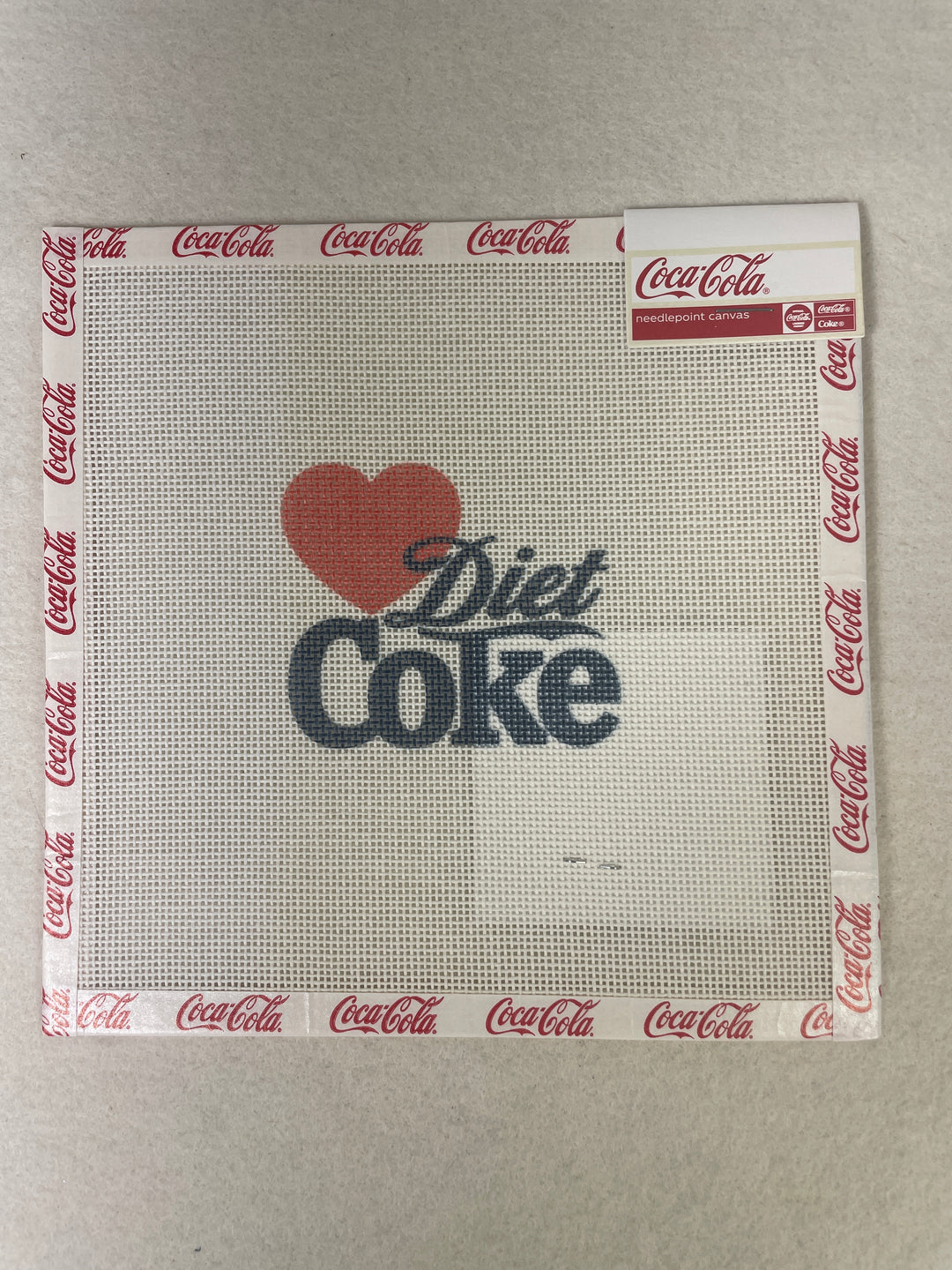 Mary Kathryn Design Licensed Love Diet Coke Canvas