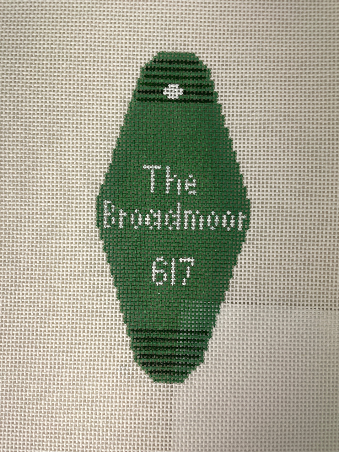 * Blue Waters Needlepoint / Needlepoint by Laura 2050 The Broadmoor Hotel Key